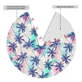 thumbnail image 2 of KLL 48" Christmas Tree Skirt Palm Leaves Xmas Tree Skirts Mat for New Year Xmas Holiday Party Indoor Outdoor Home Decoration, 2 of 7