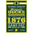 thumbnail image 1 of Oregon Ducks Sign 11x17 Wood Established Design, 1 of 1