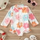 thumbnail image 3 of Odeerbi 1-5 Años Trajes de Baño Antisarpullido de Manga Larga Para Niñas Traje de Baño de Entrenamiento Atlético de Una Pieza Para Niñas, 3 of 3