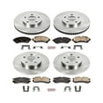 thumbnail image 3 of Power Stop Front and Rear Stock Replacement Brake Pad and Rotor Kit KOE1550, 3 of 8
