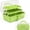 Green, variant on 13-inch (about 13.19inch) Three-layer Multi-functional Storage Box, Folding Toolbox/handicraft Box/sewing Supplies Box/medicine Box/home First Aid Kit (with 2 Trays)