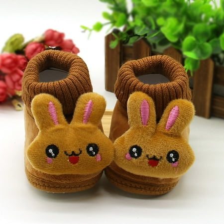 

Baby shoes Toddler Infant Newborn Baby Cartoon Rabbit Shoes Soft Sole Prewalker Warm Shoes CHMORA
