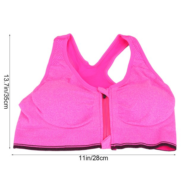 OULII Lot de 1 Soutien-Gorge de Sport pour Femmes avec Fermeture Éclair avant et Design Rembourré pour Course et Exercice