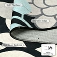 thumbnail image 6 of TWINNIS Area Rugs Floral Boho Rug Floor Carpet for Living Room Bedroom,4'x6',Black, 6 of 7