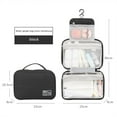 thumbnail image 2 of Large Hanging Travel Cosmetic Organizer Bag for Full Size Toiletries and Makeup Accessories with Durable Water Shampoo Container, 2 of 2