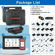 LAUNCH X431 PAD V Intelligent All-in-One Car Diagnostic Scan Tool with J2534/CANFD/DOIP, ECU Online Coding, Bi-Directional Control, Topology Map, 2-Year Free Update