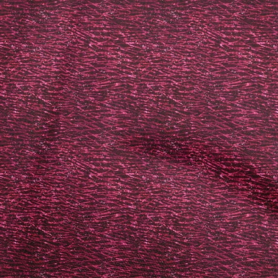 oneOone Cotton Poplin Twill Dark Magenta Fabric Abstract Fabric For Sewing Printed Craft Fabric By The Yard 56 Inch Wide