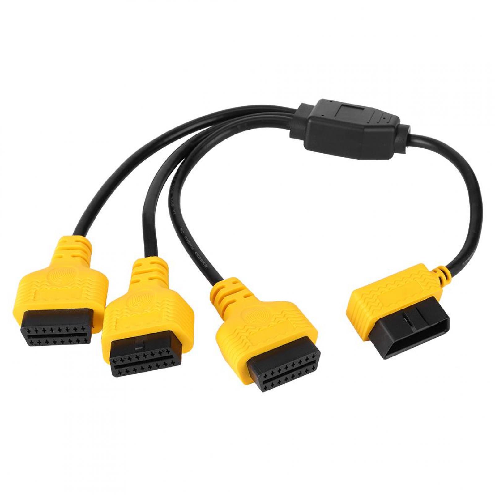 Khall OBD2 Extension Cable,Adapter Cable,OBD2 Cable 1 To 3 Converter Adapter 50 Cm OBD2