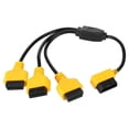 thumbnail image 2 of Cergrey OBD2 Cable 1 To 3 Converter Adapter 50 Cm OBD2 Extension Y Line J1962M To 3-J1962F Splitter,OBD2 Cable,Adapter Cable, 2 of 8