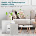 thumbnail image 2 of Humidifier Filter Waterpad A35 for 350, 560, 600, 35 Water Panel Replace for HC26P Humidifiers 2Pcs, 2 of 5