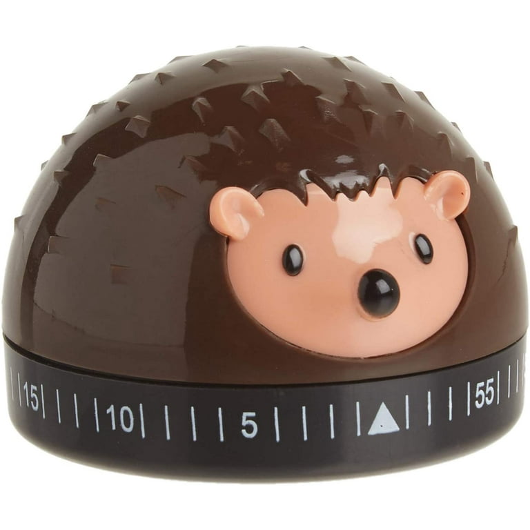 Kikkerland Hedgehog 60-Minute Kitchen Timer, Brown - Walmart.com