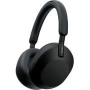 Sony Wireless Noise Canceling Over Ear Headphones Black Bluetooth Headphones Premium Audio Long Battery Life Built in Microphone with AudioTrends Bundle for Music Travel Entertainment