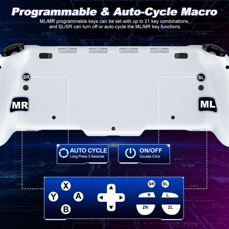 Switch Pro Controller, Handheld Switch Controller with Turbo