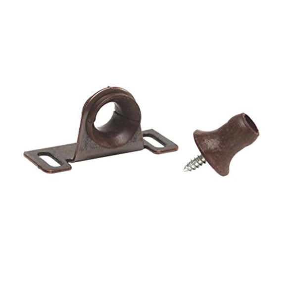 rv designer h219, bulldog cabinet catch, antique finish, 2 per pack, cabinet hardware