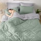 thumbnail image 3 of Juego de Edredón Bedsure King Size Reversible Verde Salvia de 7 piezas, 3 of 7