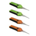 thumbnail image 2 of Precision Garden Trimming Scissors Heavy Duty Steel Pruning Tool for Shrubs Roses , Green Straight Blade, 2 of 7