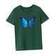 thumbnail image 5 of Camiseta para mujer Verano Elegante Camiseta básica de ajuste regular para viajar Regalo de mujer Verde, 5 of 7