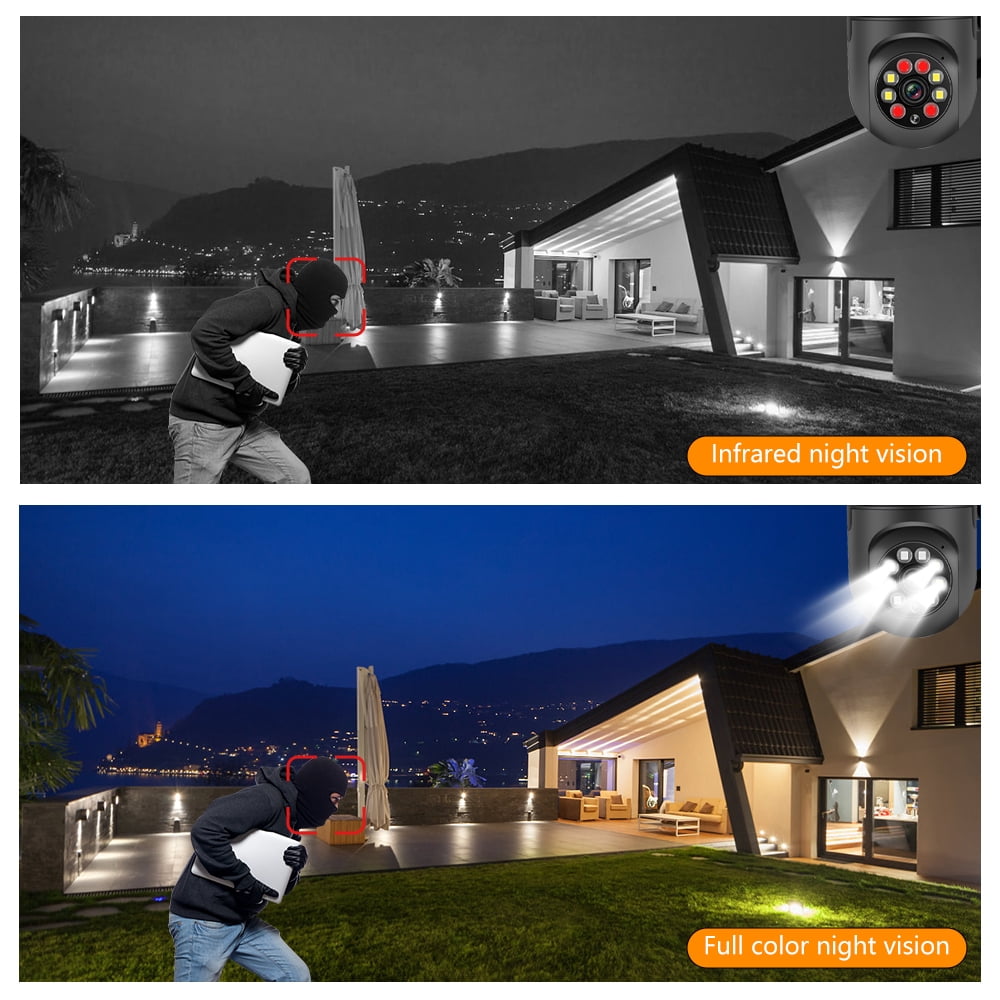 5G Wifi Surveillance Camera,DFITO Wireless Home Security Camera with Night Vision Motion Detection