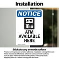 thumbnail image 3 of (2 Pack) Atm Available Here Sign, 3 of 7