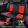 thumbnail image 6 of 2006 for Subaru Legacy Car Seat Cover, Red Car Seat Covers, Faux Leather Full Set of 5 Seats With Lumbar Support Suitable for All Seasons, Beautify the Interior of Old Cars, 6 of 9
