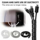 thumbnail image 5 of Funda para gestión de cables, funda flexible para cables, organizador de cables, ocultador de tubos para el hogar y la oficina, 5 of 9