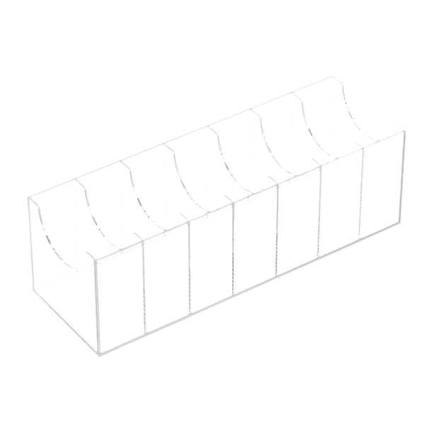 Organizador de cinturones para el hogar, transparente, con divisores de cajones, soporte de almacenamiento, estante para cinturones 7 compartimentos