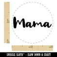 thumbnail image 2 of Mama Cursive Text Mom Mother Self-Inking Rubber Stamp Ink Stamper - Red Ink - Mini 1/2 Inch, 2 of 7