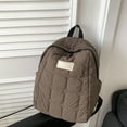 thumbnail image 4 of Puffer Quilted Backpack for Women College Backpack Puffy Work Backpacks Fit Laptop Light Casual Daypack, 4 of 6
