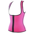 thumbnail image 2 of Women's Hot Thermal Sweat Neoprene Slimming Body Shaping Shirt - U Vest With Zipper - Suana Weight Loss Vest - Small, 2 of 4