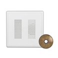 thumbnail image 2 of Nicor Lighting PRCP2SBAB PrimeChime Plus 2-Doorbell Chime Kit with Button, Antique Brass, 2 of 4