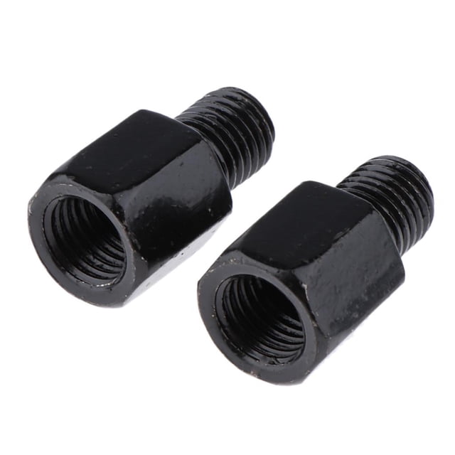 Motorcycle or Scooter Mirror Adapters - LH 10mm to RH 10mm Clockwise Threaded