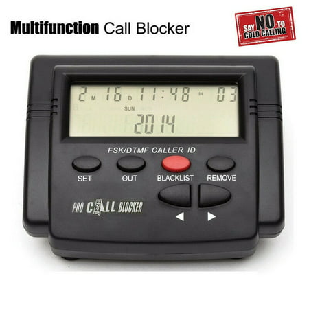1,500 Large Capacity Incoming Call Blocker with LCD Display - Block Calls without Caller (Android Best Call Blocker 2019)