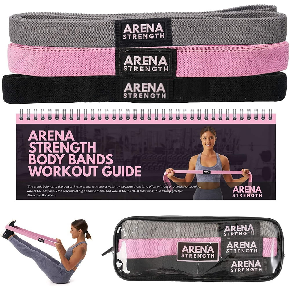 Arena Strength Long Fabric Resistance Bands Full Body