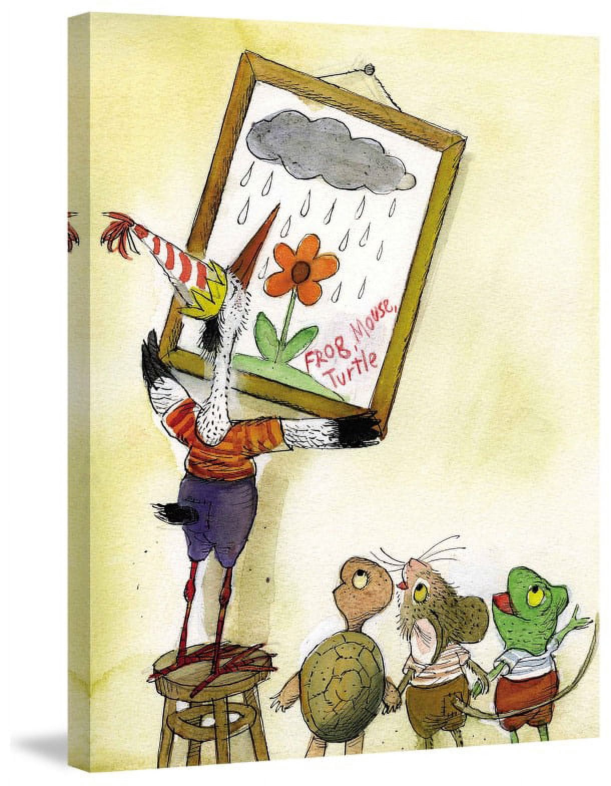 Marmont Hill 'Frog Mouse Turtle' Painting Print on Wrapped Canvas