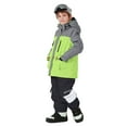 thumbnail image 2 of Aboser Winter Waterproof Snowsuits for Kids Boys Girls Insulated Ski Snow Suit Warm Windproof Snowboarding Skisuit 2 Piece Snow Outfits Green 5 Years, 2 of 6