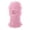 Pink, variant on Unisex Knit Print Hood - Full Face Coverage Outdoor Headwear, Cold Shielding & Wind Blocking, Skiing Hiking Commute Hat,Size:One Size