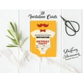 thumbnail image 3 of Darling Souvenir Orange Birthday Invitation Card Printable Elegant Fill or Write In Blank Party Invites 28 Pcs 5 x 7 Inches, 3 of 5