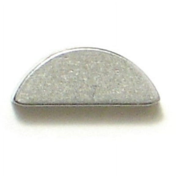 3mm x 3.7mm Zinc Plated Steel Woodruff Keys (5 pcs.)