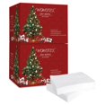 thumbnail image 1 of Estilo navideño WOWOTEX Toalla facial desechable Toallitas faciales secas grandes biodegradables 120 unidades/2 cajas Toallas faciales limpias y suaves extra gruesas para pieles sensibles Limpieza fac, 1 of 5
