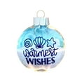 thumbnail image 6 of Tyidzon Beach Christmas Ornaments, 2D Beach Theme Decor 2.7 Inch Christmas Tree Ornaments, Hanging Ornaments for Xmas Tree Holiday Party Decorations, 6 of 6