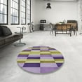 thumbnail image 4 of Ahgly Company Machine Washable Indoor Square Transitional Tan Brown Area Rugs, 3' Square, 4 of 7