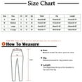 thumbnail image 3 of Idoravan Jeans for Women Trendy Women's Fashion Casual Solid Color Cool Low Waist Zipper Straight Slender Pants, 3 of 6