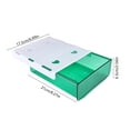 thumbnail image 3 of Under Desk Storage Rack with Drawer | Drill-Free Adhesive Under Table Organizer | Slide Out Hidden Storage Box for Office Supplies, Stationery, and Small Accessories | Space Saving Desk Accessory, 3 of 6