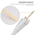 thumbnail image 4 of 80cm Victorian Lace Embroidery Wedding Umbrella Bridal Parasol, white, 4 of 8
