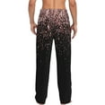 thumbnail image 3 of Easygdp Rose Gold Glitter1 Men's Pajama Pant, Sleep Elastic Waistband Lounge Pants - Small, 3 of 9