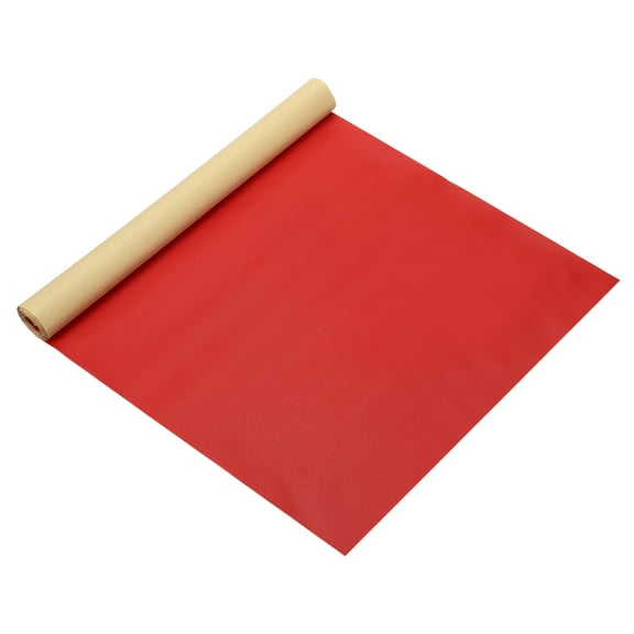 Uxcell Leather Repair Patch 14"x54" Self-Adhesive Leather Vinyl Repair Tape Kit for Furniture Couches Sofa Chair Car Boat Seats Jackets, Red