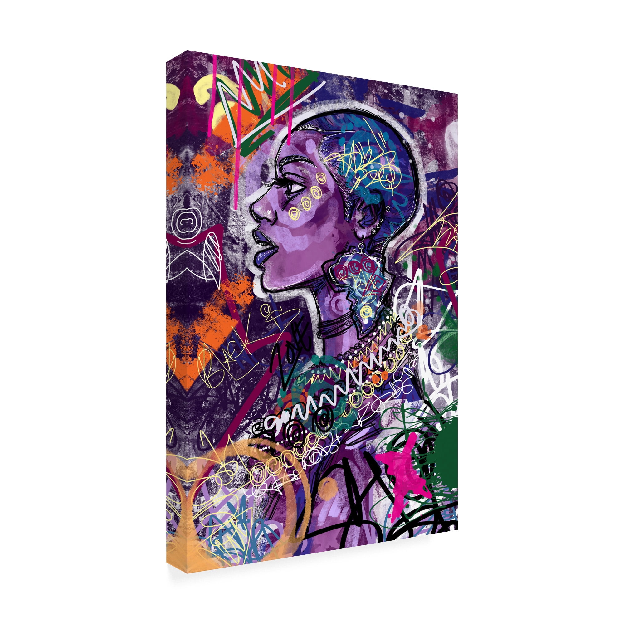 Trademark Fine Art 'Black is Love' Canvas Art by Justin Copelan