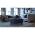 thumbnail image 2 of Lana Tufted Round Ottoman Midnight Blue, 2 of 6