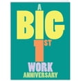 thumbnail image 1 of NobleWorks - Jumbo Work Anniversary Notecard (8.5 x 11 Inch) - Big Appreciation Card for Employees, Job Coworkers,, 1 of 5