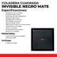 thumbnail image 3 of Desague Cuadrado Con Tapa Removible  4" Acero inox Urrea CCRINOX.37, 3 of 7